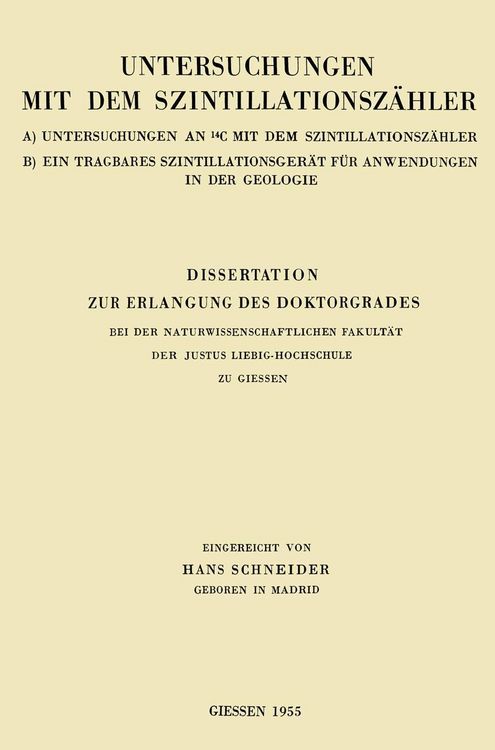 Produktbild: Dissertation zur Erlangung des Doktorgrades