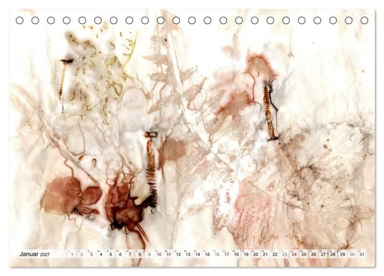 Produktbild: Botanical Printing - Magische Pflanzendrucke (Tischkalender 2027 DIN A5 quer), CALVENDO Monatskalender