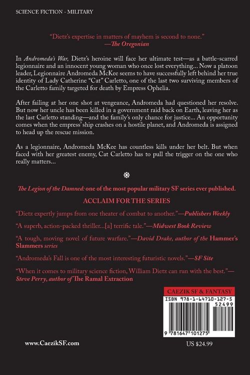 Produktbild: Andromeda's War: A Novel of the Legion of the Damned
