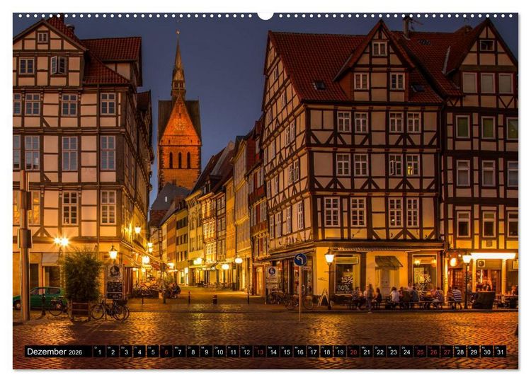 Produktbild: Hannover von seinen sch&ouml;nsten Seiten (hochwertiger Premium Wandkalender 2026 DIN A2 quer), Kunstdruck in Hochglanz