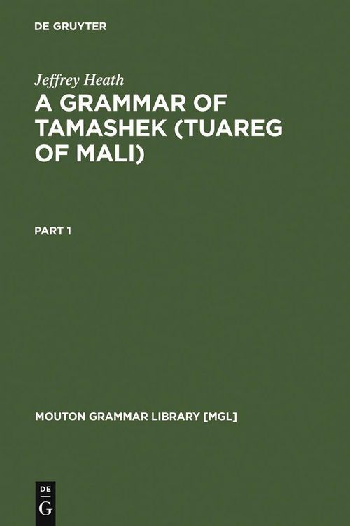Produktbild: A Grammar of Tamashek (Tuareg of Mali)