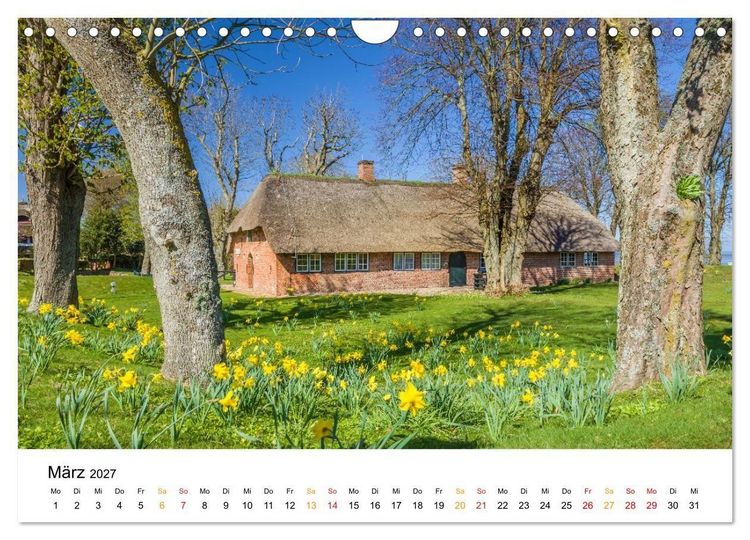Produktbild: Sylt - Meine Trauminsel (Wandkalender 2027 DIN A4 quer), CALVENDO Monatskalender