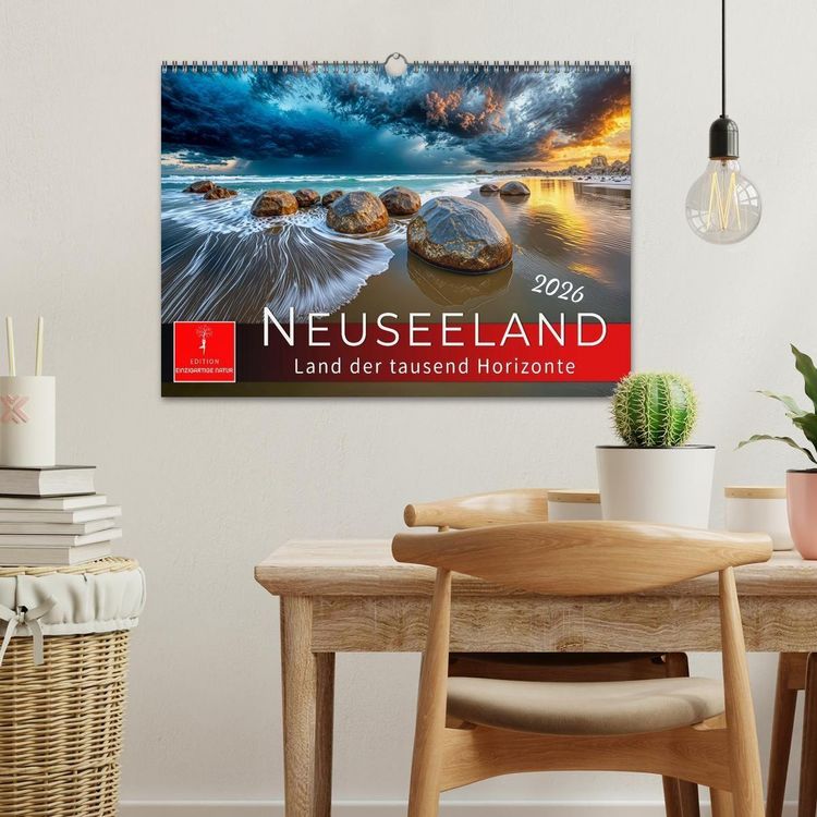 Produktbild: Neuseeland - Land der tausend Horizonte (Wandkalender 2026 DIN A3 quer), CALVENDO Monatskalender