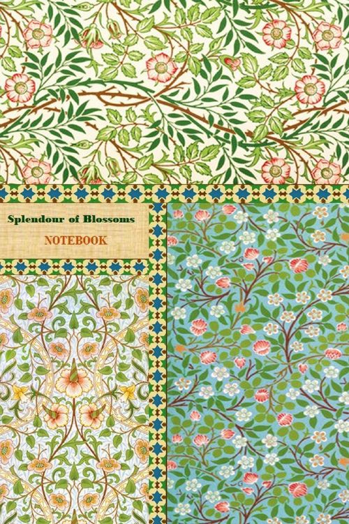 Produktbild: Splendour of Blossoms NOTEBOOK [ruled Notebook/Journal/Diary to write in, 60 sheets, Medium Size (A5) 6x9 inches]
