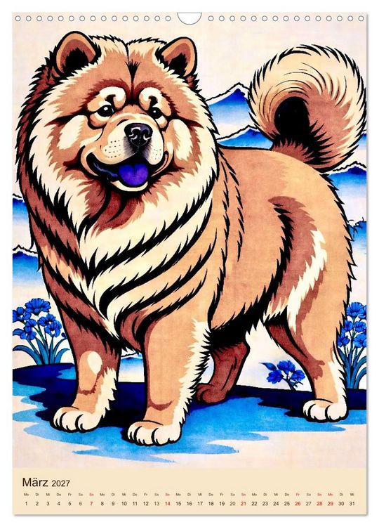 Produktbild: Der Chow Chow (Wandkalender 2027 DIN A3 hoch), CALVENDO Monatskalender