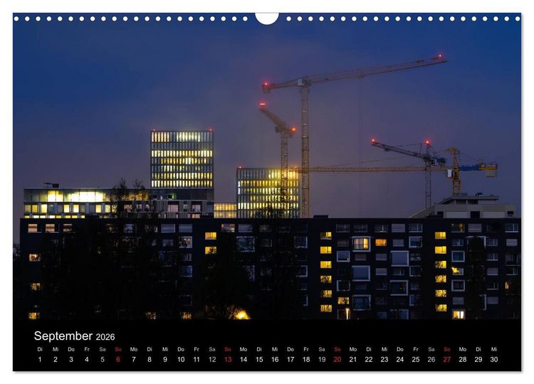 Produktbild: Baustellen (Wandkalender 2026 DIN A3 quer), CALVENDO Monatskalender