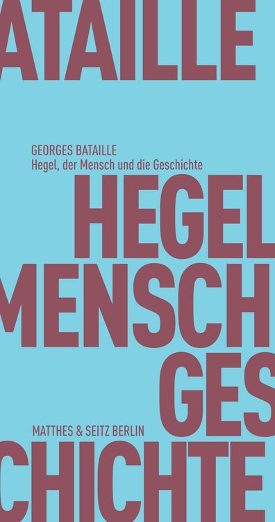 Produktbild: Hegel, der Mensch und die Geschichte