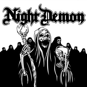 Produktbild: Night Demon S/T Deluxe Reissue (Black/White Smash