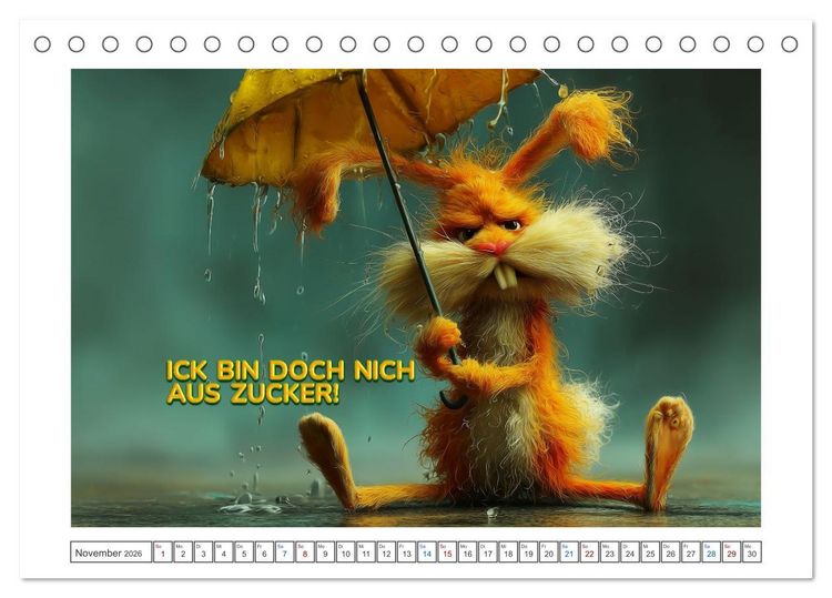 Produktbild: Dit is Berlin, wa? (Tischkalender 2026 DIN A5 quer), CALVENDO Monatskalender