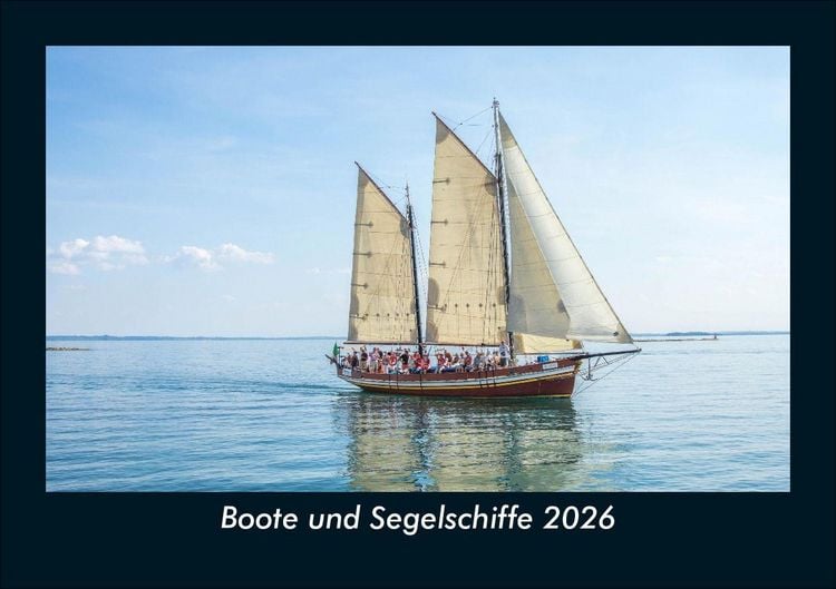 Produktbild: Boote und Segelschiffe 2026 Fotokalender DIN A5