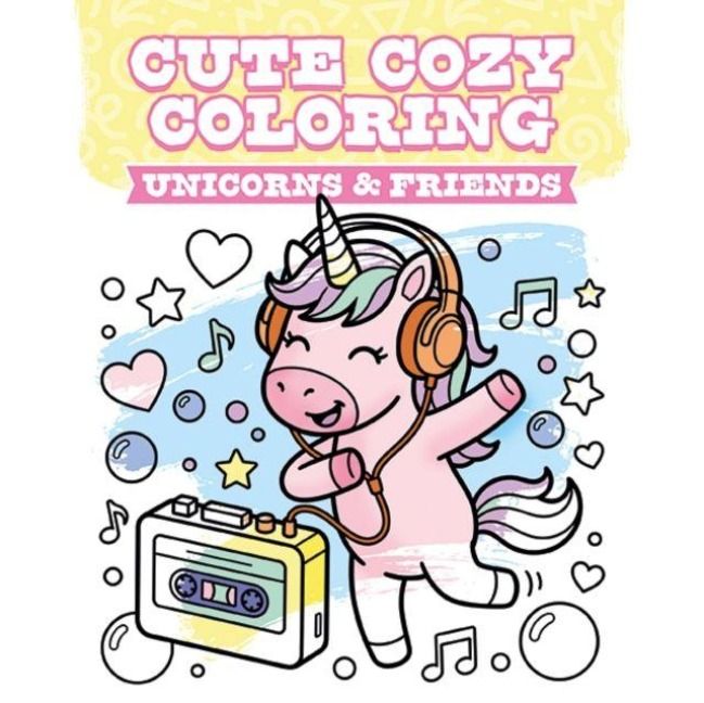 Produktbild: Cute Cozy Coloring: Unicorns & Friends