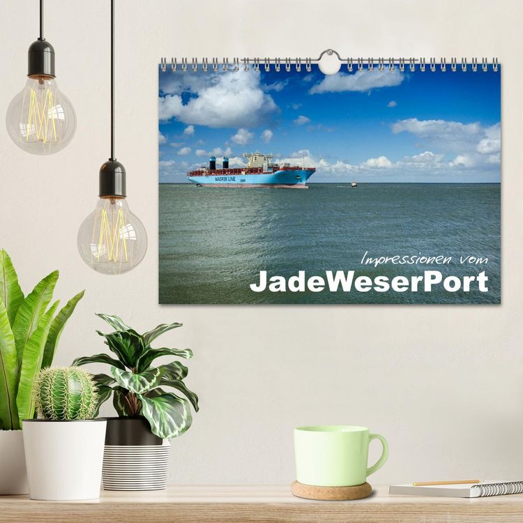 Produktbild: Impressionen vom JadeWeserPort (Wandkalender 2026 DIN A4 quer), CALVENDO Monatskalender