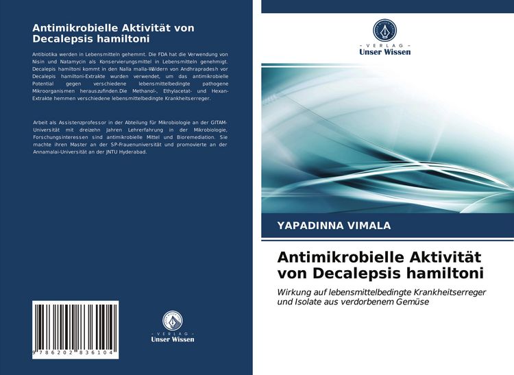 Produktbild: Antimikrobielle Aktivit&auml;t von Decalepsis hamiltoni