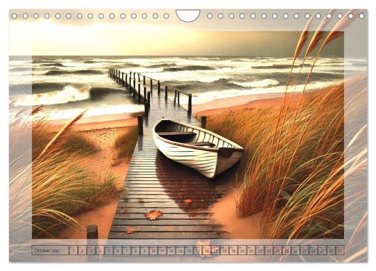 Produktbild: Pfade ans Meer (Wandkalender 2026 DIN A4 quer), CALVENDO Monatskalender