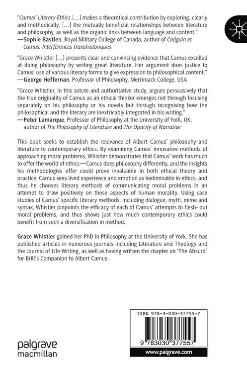 Produktbild: Camus' Literary Ethics