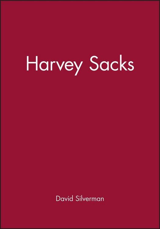 Produktbild: Harvey Sacks - Social Science and Conversation Analysis