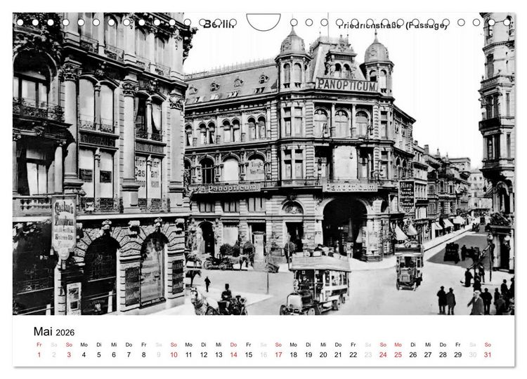 Produktbild: Gr&uuml;&szlig;e aus dem alten Berlin (Wandkalender 2026 DIN A4 quer), CALVENDO Monatskalender