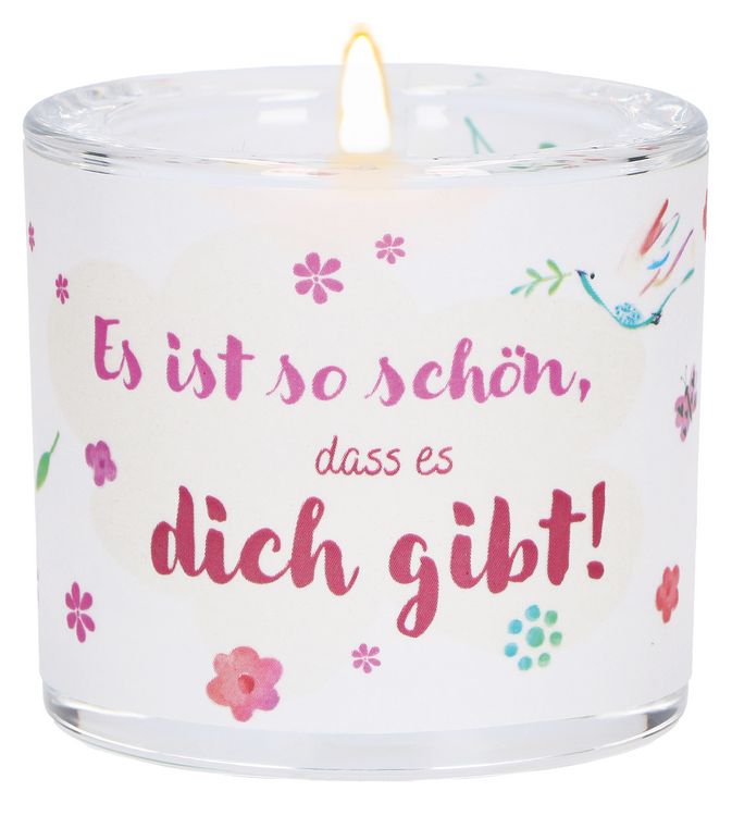 Produktbild: Glaswindlicht zur Erstkommunion - Es ist so sch&ouml;n, dass es dich gibt