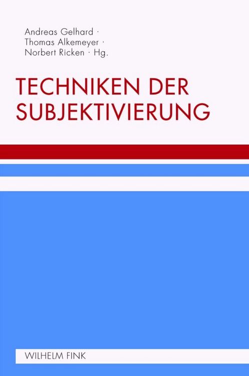 Produktbild: Techniken der Subjektivierung