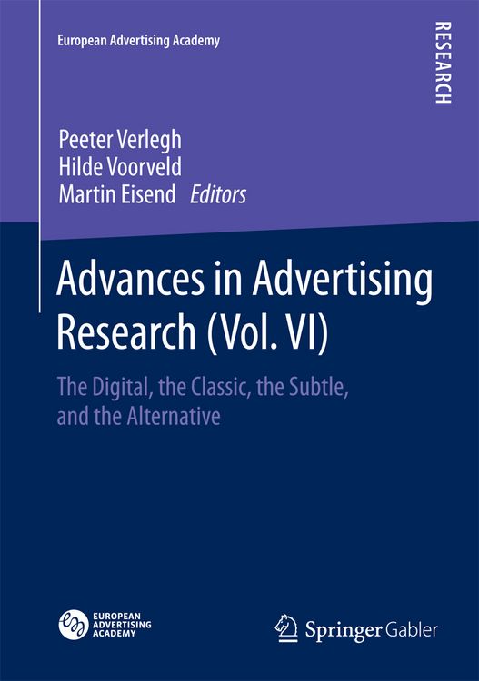 Produktbild: Advances in Advertising Research (Vol. VI)