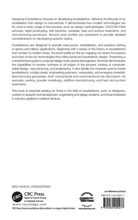 Produktbild: Designing Exoskeletons