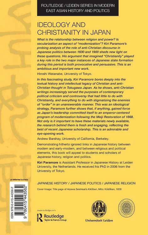 Produktbild: Ideology and Christianity in Japan
