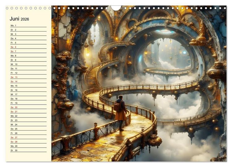 Produktbild: Flucht ins Wunder (Wandkalender 2026 DIN A3 quer), CALVENDO Monatskalender