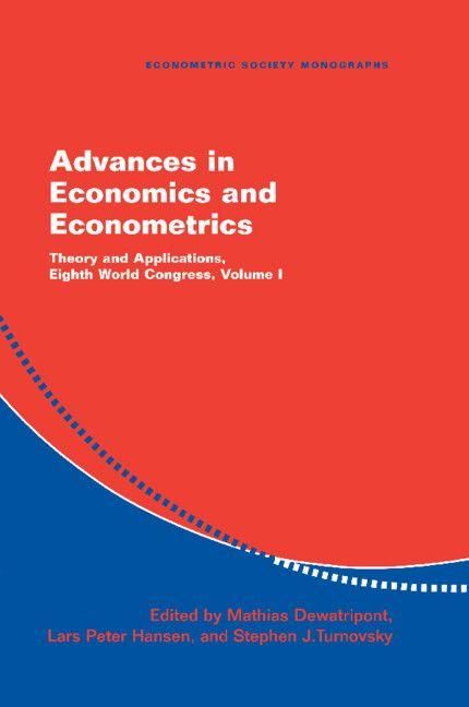 Produktbild: Advances in Economics and Econometrics