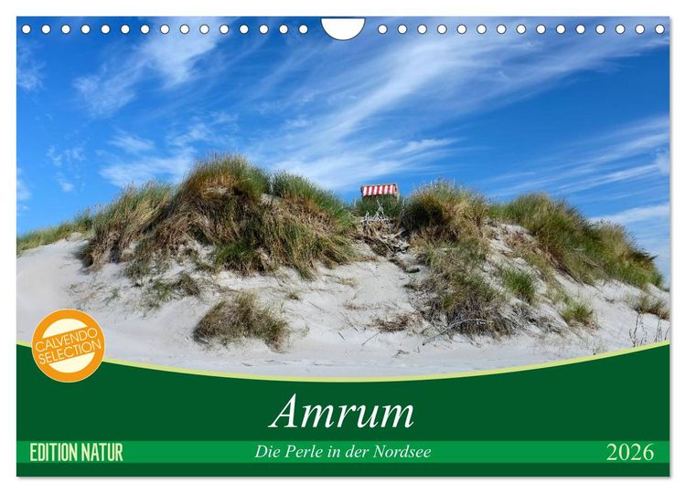 Produktbild: Amrum, die Perle in der Nordsee (Wandkalender 2026 DIN A4 quer), CALVENDO Monatskalender