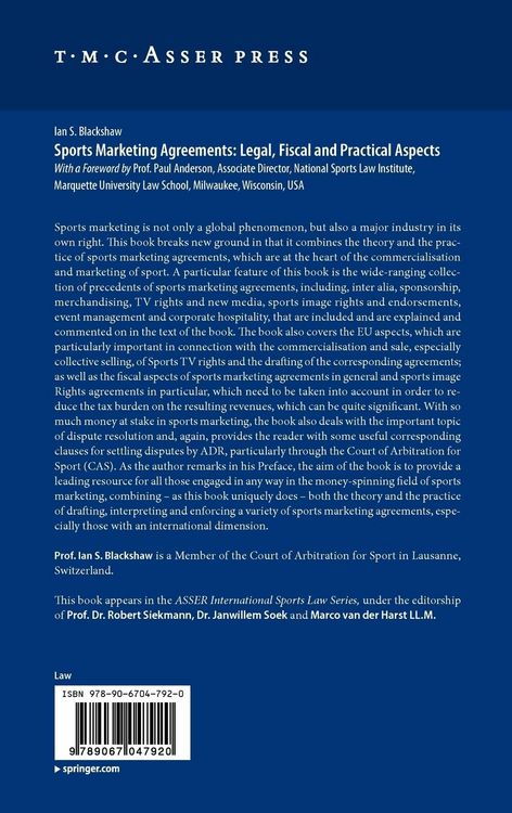 Produktbild: Sports Marketing Agreements: Legal, Fiscal and Practical Aspects