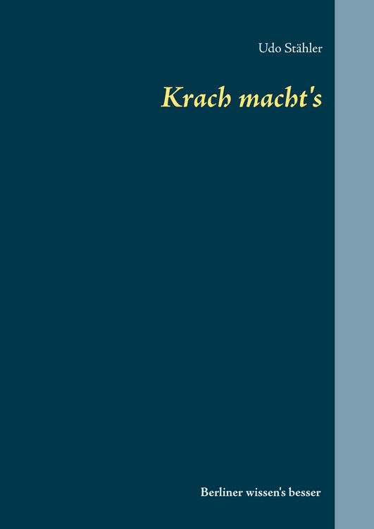 Produktbild: Krach macht's