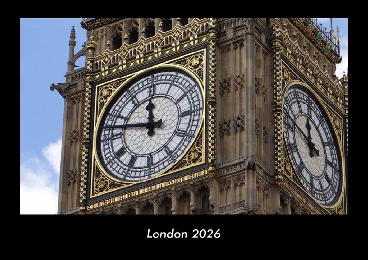 Produktbild: London 2026 Fotokalender DIN A3