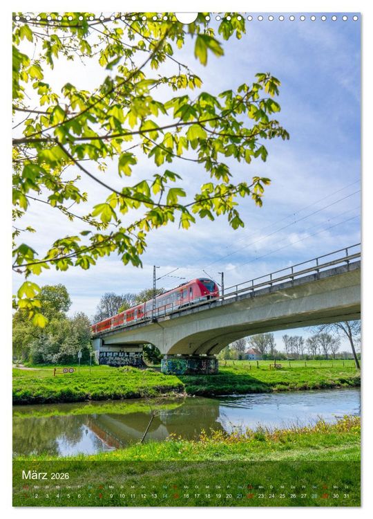 Produktbild: Die Rur im Kreis Heinsberg (Wandkalender 2026 DIN A3 hoch), CALVENDO Monatskalender