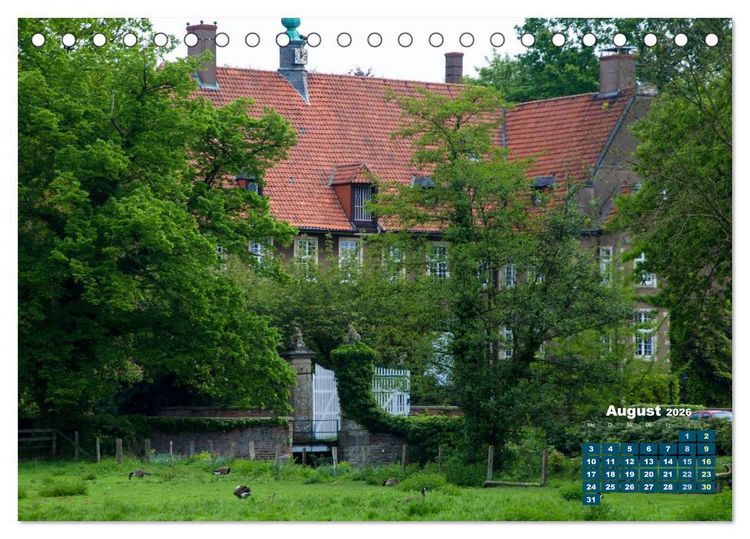 Produktbild: Ahlen eine liebensw&uuml;rdige Stadt im M&uuml;nsterland (Tischkalender 2026 DIN A5 quer), CALVENDO Monatskalender