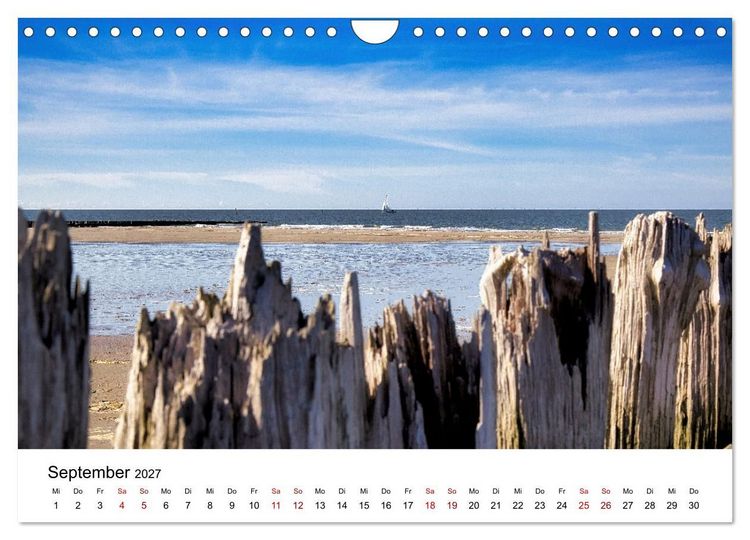 Produktbild: Norderney Paradies in der Nordsee (Wandkalender 2027 DIN A4 quer), CALVENDO Monatskalender