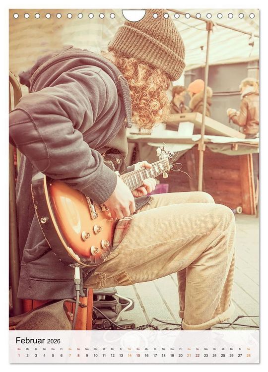 Produktbild: Gitarren Liebe (Wandkalender 2026 DIN A4 hoch), CALVENDO Monatskalender