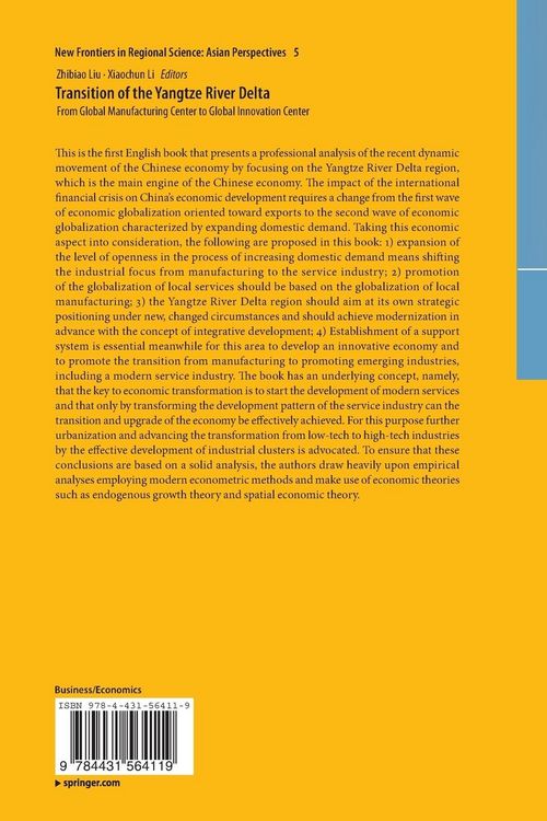 Produktbild: Transition of the Yangtze River Delta