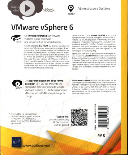 Produktbild: VMware vSphere 6 : concevoir une infrastructure de virtualisation