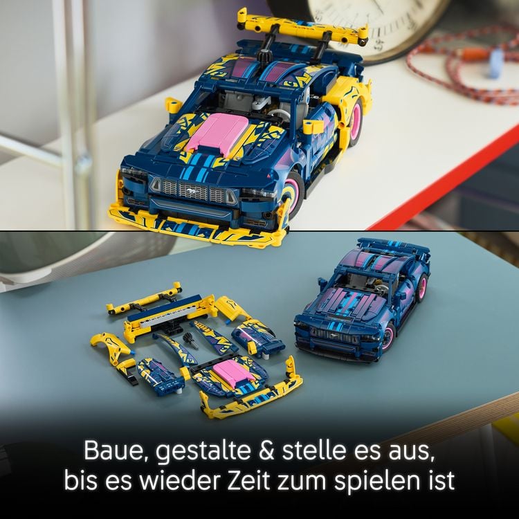 Produktbild: LEGO Technic 42236 Ford Mustang GT Auto aus der Tuning-Werkstatt, anpassbares Spielzeugauto
