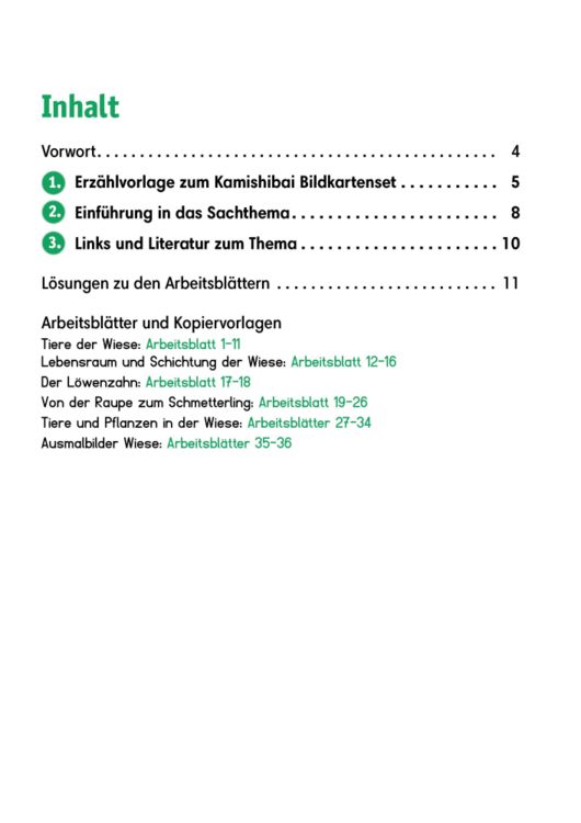 Produktbild: Arbeitsmaterial Grundschule. Sachunterricht: Tiere und Pflanzen in der Wiese