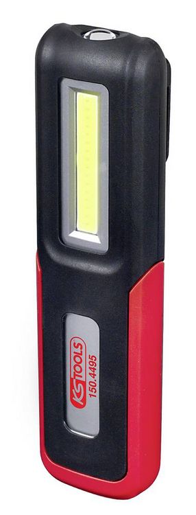 Produktbild: KS Tools 150.4495 Mobile Werkstatt-Handlampe, knickbar, 3 Watt COB LED 2021 Energieeffizienzklasse n.rel