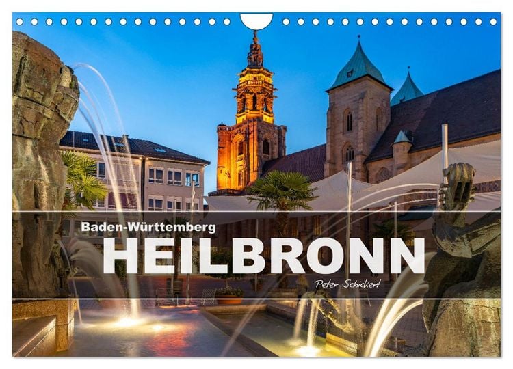 Produktbild: Baden-W&uuml;rttemberg - Heilbronn (Wandkalender 2026 DIN A4 quer), CALVENDO Monatskalender