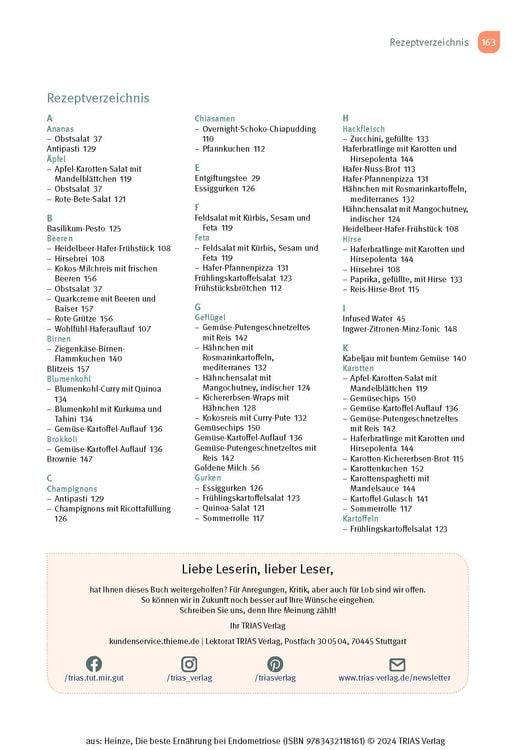 Produktbild: Die beste Ernährung bei Endometriose