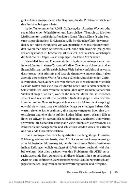 Produktbild: M&auml;dchen und Frauen mit ADHS