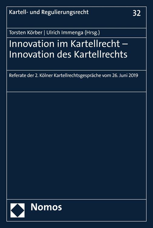 Produktbild: Innovation im Kartellrecht - Innovation des Kartellrechts