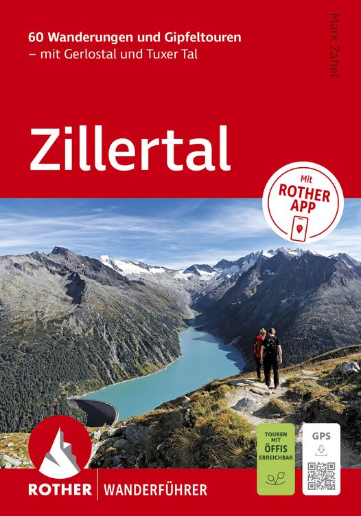 Produktbild: ROTHER Wanderf&uuml;hrer Zillertal. 60 Wanderungen und Gipfeltouren &ndash; mit Gerlostal und Tuxer Tal