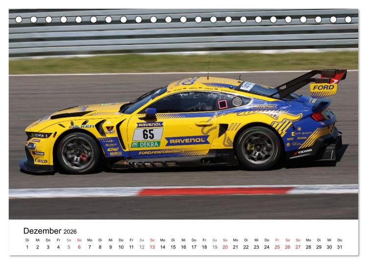 Produktbild: Motorsport in Deutschland (Tischkalender 2026 DIN A5 quer), CALVENDO Monatskalender