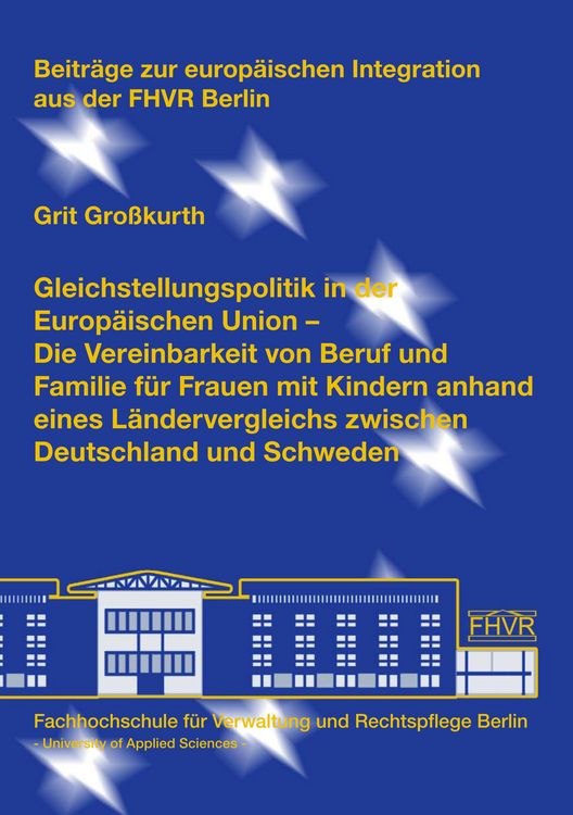 Produktbild: Die Gleichstellungspolitik in der Europ&auml;ischen Union
