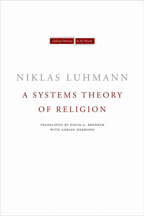 Produktbild: A Systems Theory of Religion