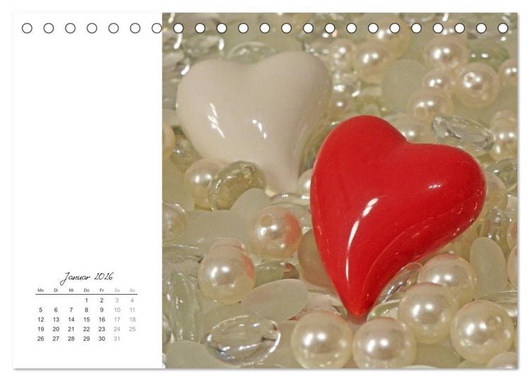 Produktbild: Ein Kalender voll Liebe (Tischkalender 2026 DIN A5 quer), CALVENDO Monatskalender